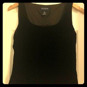 Black Velvet Ann Taylor Shell Top